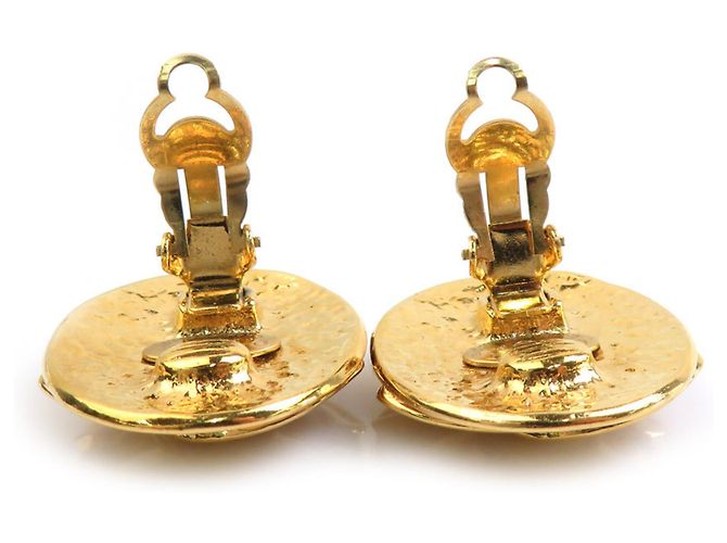 Orecchini a clip dorati Chanel D'oro - vista 5