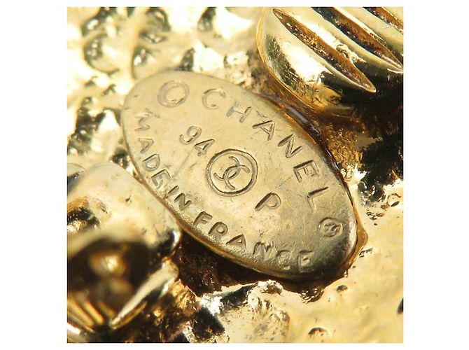Orecchini a clip dorati Chanel D'oro - vista 7