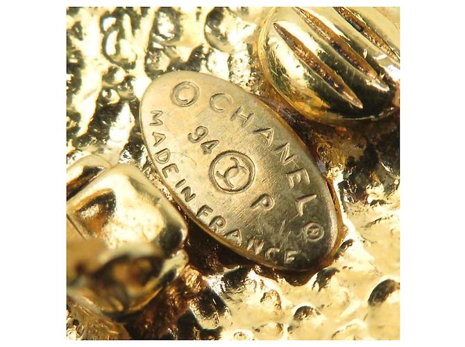 Orecchini a clip dorati Chanel D'oro - vista 8