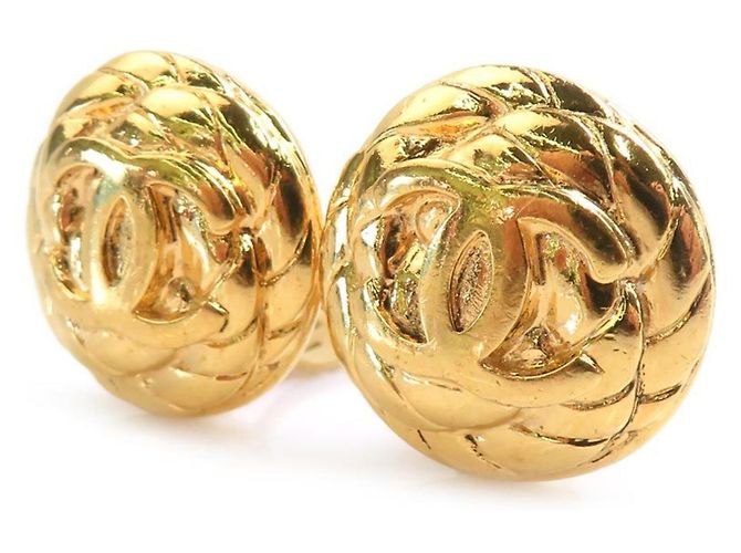 Orecchini a clip dorati Chanel D'oro - vista 2