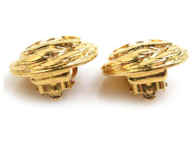 Orecchini a clip dorati Chanel D'oro - vista 4