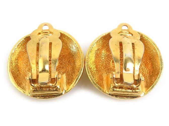 Orecchini a clip dorati Chanel D'oro - vista 5