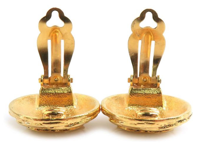 Orecchini a clip dorati Chanel D'oro - vista 6