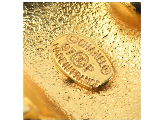 Orecchini a clip dorati Chanel D'oro - vista 7