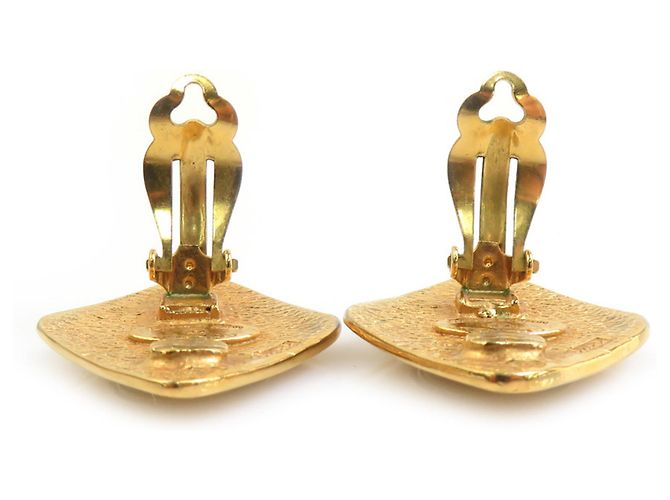 Orecchini a clip in metallo dorato Chanel D'oro - vista 5