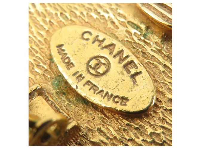 Orecchini a clip in metallo dorato Chanel D'oro - vista 6