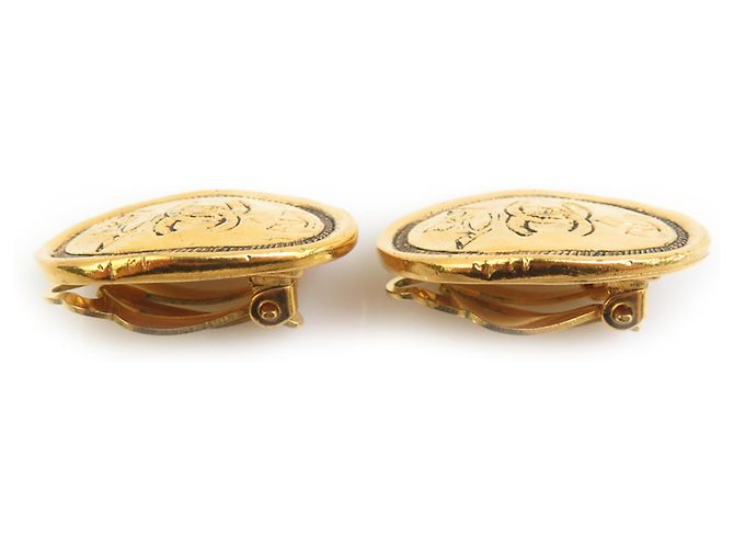 Timeless Pendientes de clip dorados Chanel - vista 2