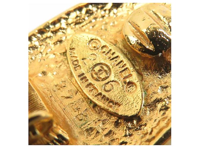 Timeless Pendientes de clip dorados Chanel - vista 7