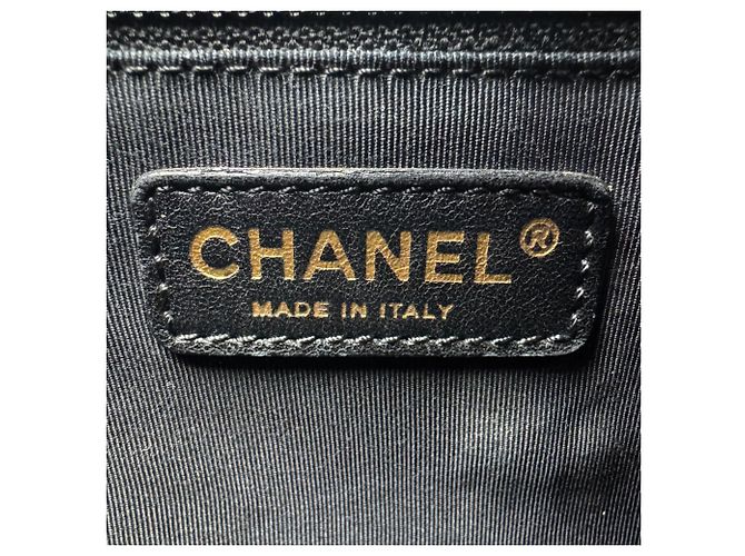 Borsa Tote Chanel GST Grand Shopping Nero - vista 12