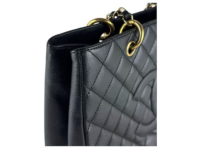 Borsa Tote Chanel GST Grand Shopping Nero - vista 7