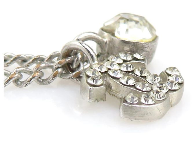 Collana Chanel in argento con cuore Coco Mark - vista 2
