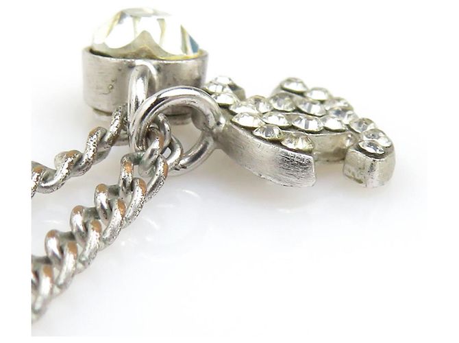 Collana Chanel in argento con cuore Coco Mark - vista 3