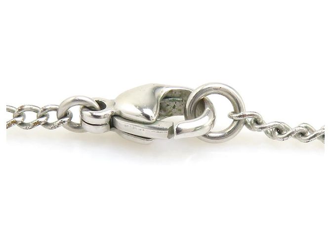 Collana Chanel in argento con cuore Coco Mark - vista 6