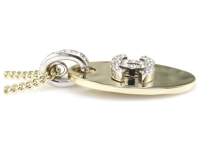 Collana in metallo dorato Chanel D'oro - vista 2