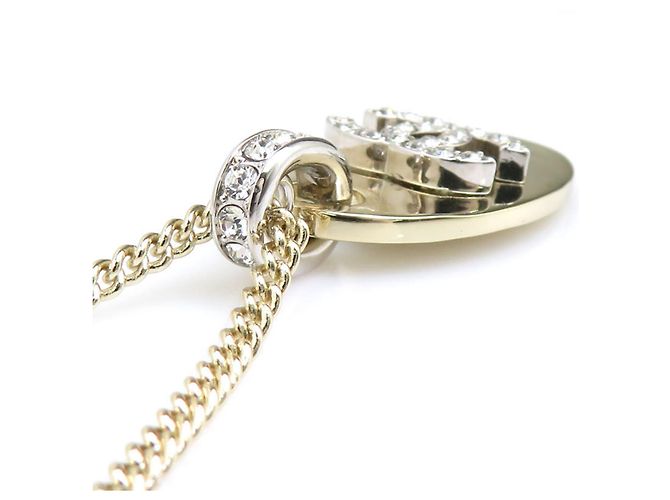 Collana in metallo dorato Chanel D'oro - vista 3