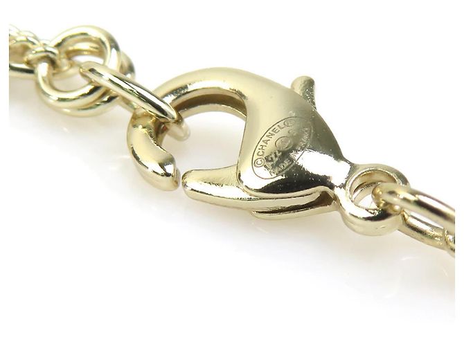 Collana in metallo dorato Chanel D'oro - vista 8