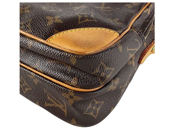 Borsa a Spalla Louis Vuitton Monogram Marrone Monogramma - vista 8