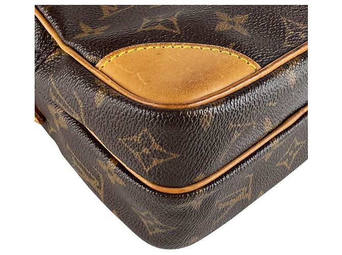 Borsa a Spalla Louis Vuitton Monogram Marrone Monogramma - vista 9