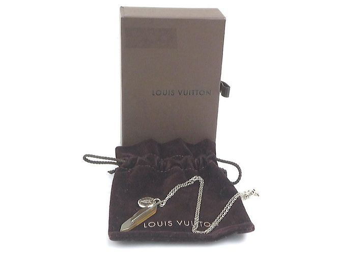 Collana Louis Vuitton da uomo Marrone Argento - vista 10