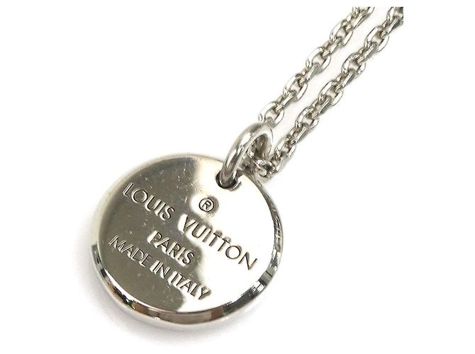 Collana Louis Vuitton da uomo Marrone Argento - vista 7