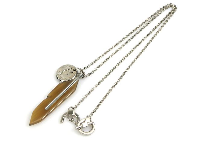 Collana Louis Vuitton da uomo Marrone Argento - vista 8