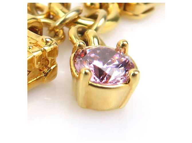 Petite Malle Portachiavi Micro Charm Louis Vuitton D'oro - vista 10