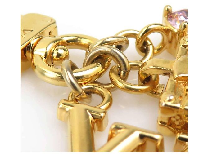 Petite Malle Portachiavi Micro Charm Louis Vuitton D'oro - vista 6
