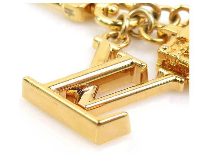 Petite Malle Portachiavi Micro Charm Louis Vuitton D'oro - vista 8
