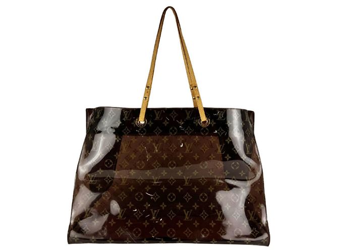 Bolsa Louis Vuitton Monogram Cabas Cruise Marrom Monograma - vista 3