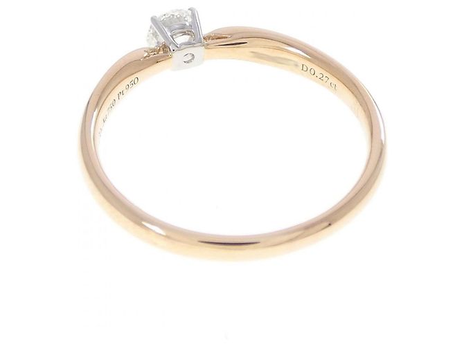 Tiffany & Co Anello Tiffany Harmony in oro rosa e platino - vista 3