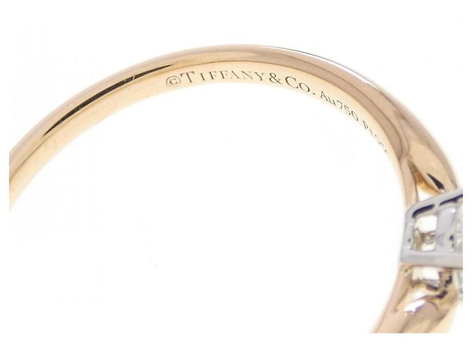 Tiffany & Co Anello Tiffany Harmony in oro rosa e platino - vista 4