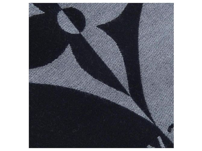 Sciarpa in cashmere Louis Vuitton M79127 Marrone Nero - vista 4