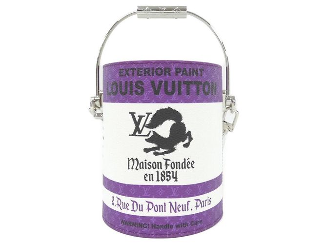 Louis Vuitton LV Paint Can Handtasche Lila - Ansicht 2