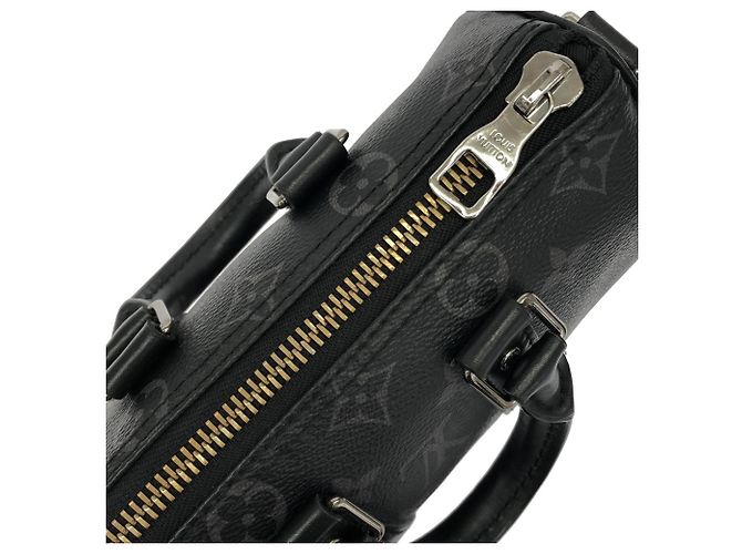 Louis Vuitton Monogram Eclipse Reverse Keepall XS Boston Bag Schwarz - Ansicht 4