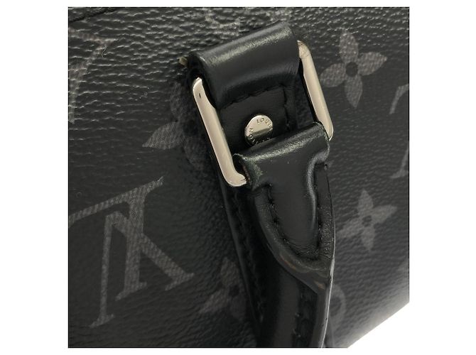 Louis Vuitton Monogram Eclipse Reverse Keepall XS Boston Bag Schwarz - Ansicht 6