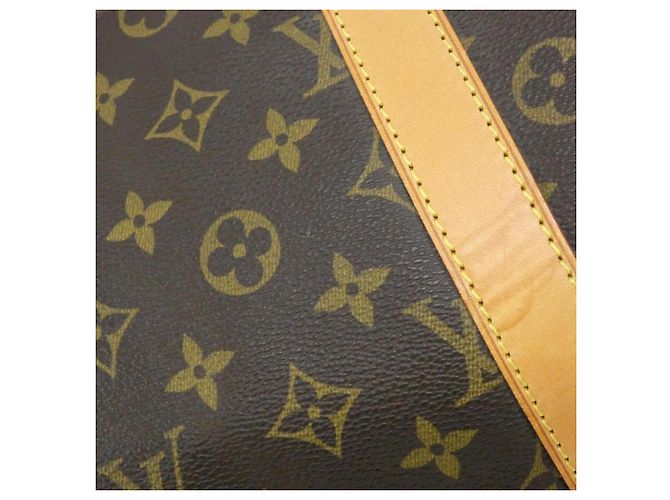 Bolso Boston Louis Vuitton Monogram Keepall 55cm Castaño - vista 3