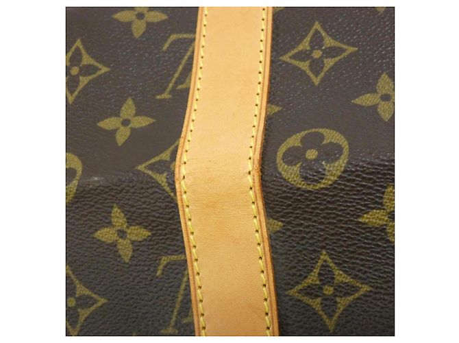 Bolso Boston Louis Vuitton Monogram Keepall 55cm Castaño - vista 5