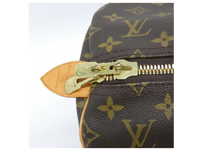 Bolso Boston Louis Vuitton Monogram Keepall 55cm Castaño - vista 6