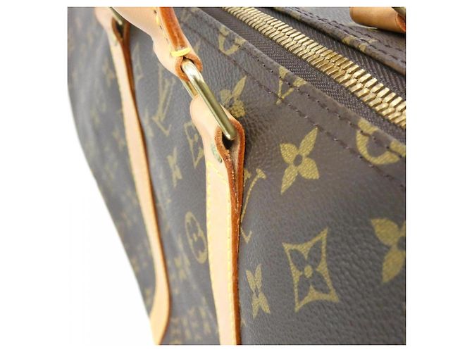 Bolso Boston Louis Vuitton Monogram Keepall 55cm Castaño - vista 7