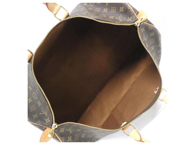 Bolso Boston Louis Vuitton Monogram Keepall 55cm Castaño - vista 9