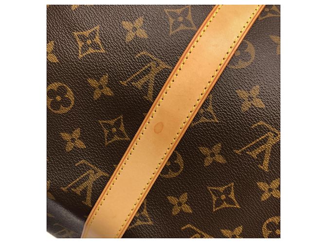 Borsa Boston Louis Vuitton Monogram Keepall 50cm Marrone - vista 5