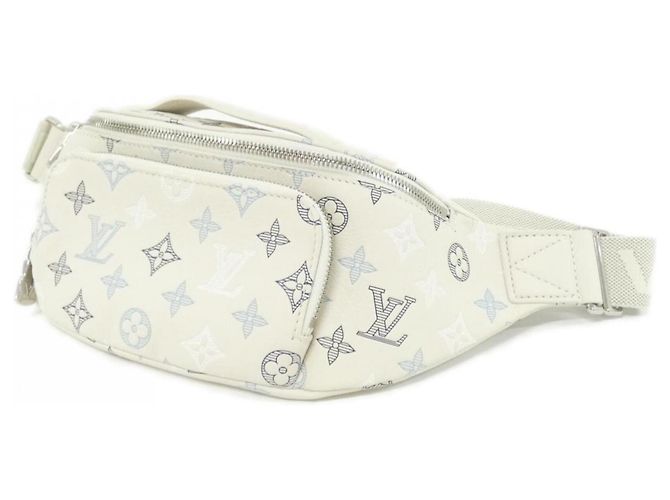 Bumbag Borsa a tracolla Rush Monogram Shadow Louis Vuitton Bianco - vista 3