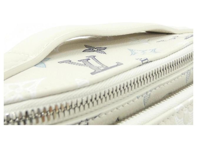 Bumbag Borsa a tracolla Rush Monogram Shadow Louis Vuitton Bianco - vista 6