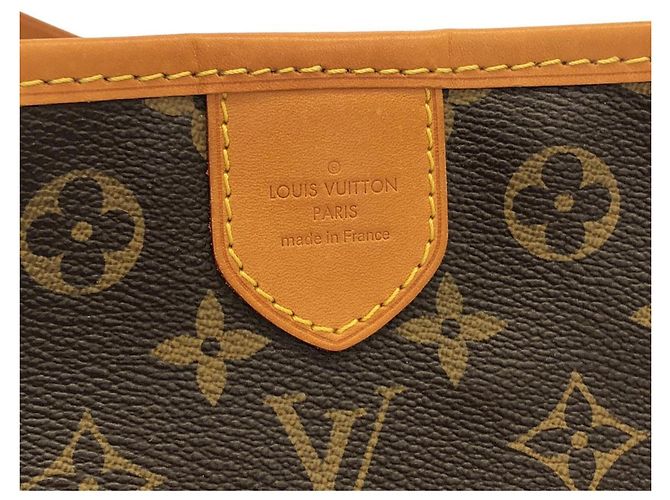 Borsa a Spalla Louis Vuitton Monogram Delightful PM Marrone - vista 3