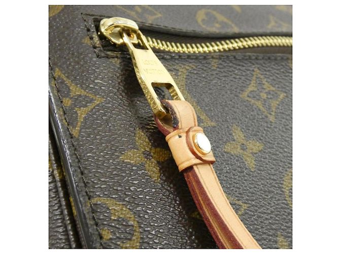 Borsa Louis Vuitton Monogram Pochette Métis MM Marrone - vista 5