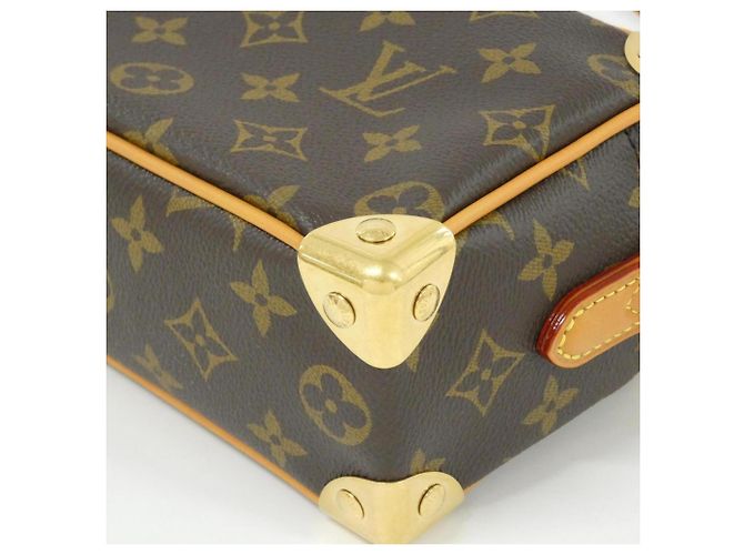 Louis Vuitton Monogram Mini Soft Trunk Schultertasche Braun - Ansicht 3
