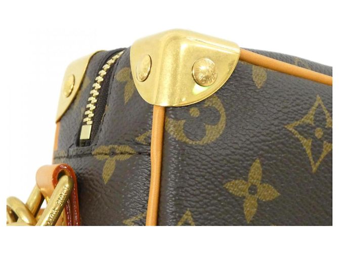 Louis Vuitton Monogram Mini Soft Trunk Schultertasche Braun - Ansicht 4
