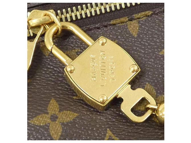 Louis Vuitton Monogram Mini Soft Trunk Schultertasche Braun - Ansicht 6