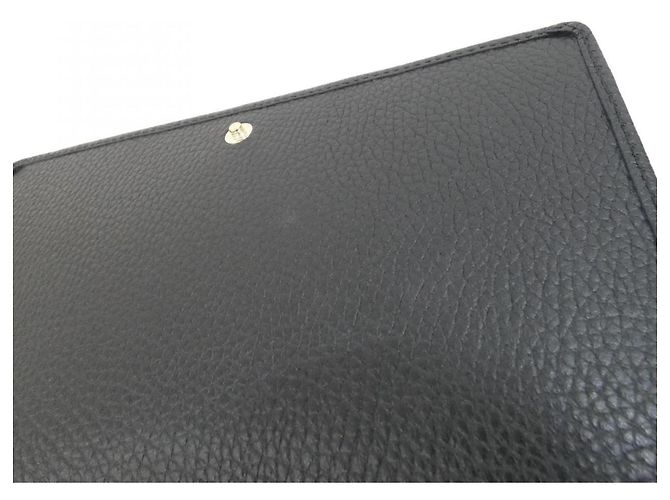 Portafoglio con catena Gucci in pelle nera Nero - vista 8