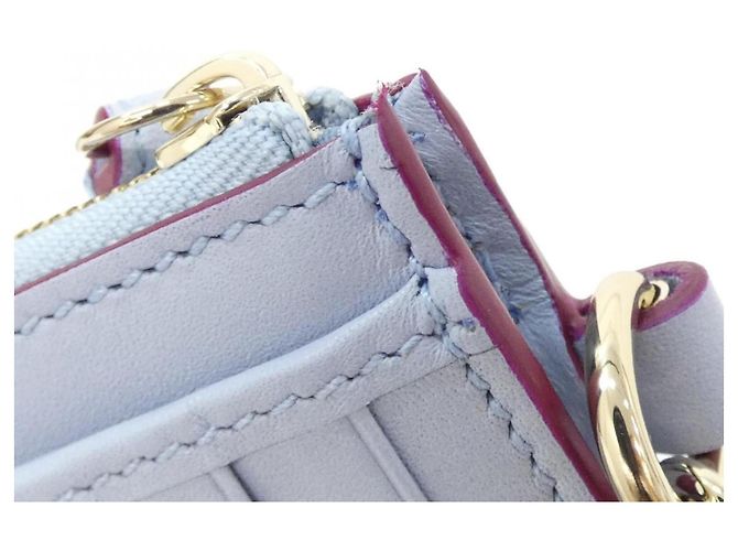 Gucci Coin & Key Case Beige Dark brown Light blue - view 3